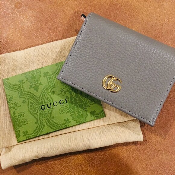 Gucci Bi-color GG Marmont Small Wallet - Picture 2 of 8